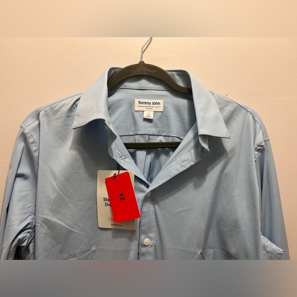 Tommy John bundle Classic Fit Stay Tucked Dress Shirt Button Down Size 16 32/33 - Picture 3 of 12
